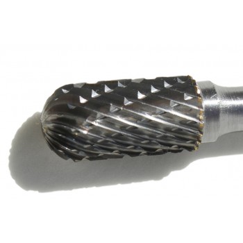 Fresa metálica D10x20mm final redondo